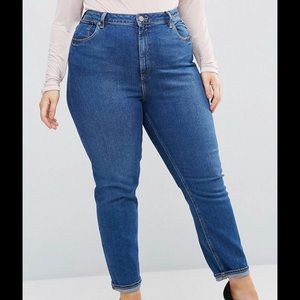 ASOS Curve Farleigh High Waist Mom Jeans